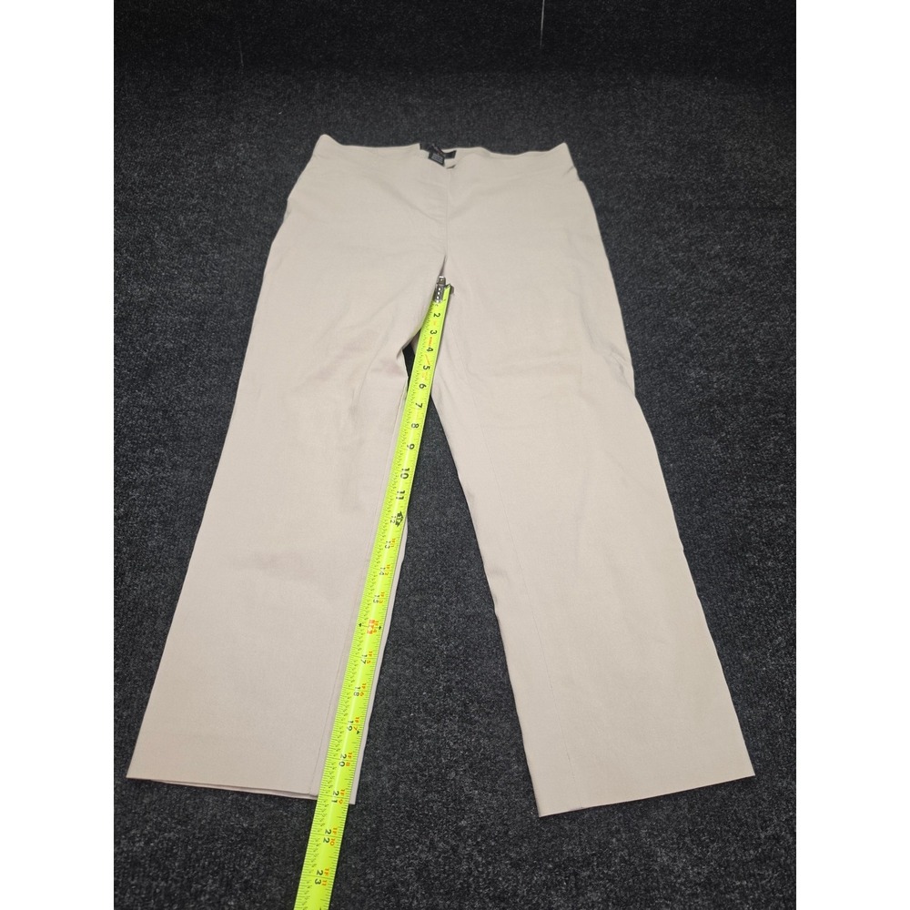 Style & Co Womens Small Beige Tan Pull On Straight Leg Stretch Pants Office Wear